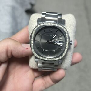 Wittnauer Silver and Black Men's Watch